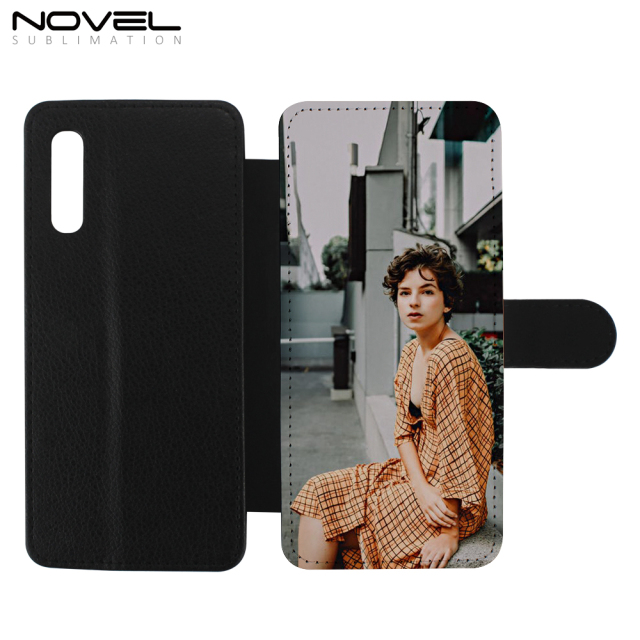 Custom Cases Sublimation Blank PU Leather Flip Cover For Galaxy A50
