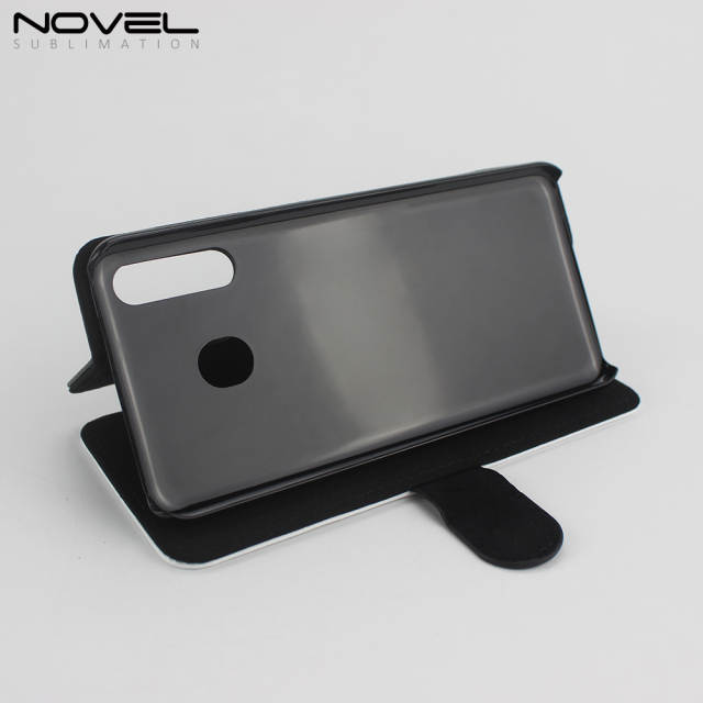 Custom Sublimation Blank PU Flip Wallet Phone Case For Galaxy M30
