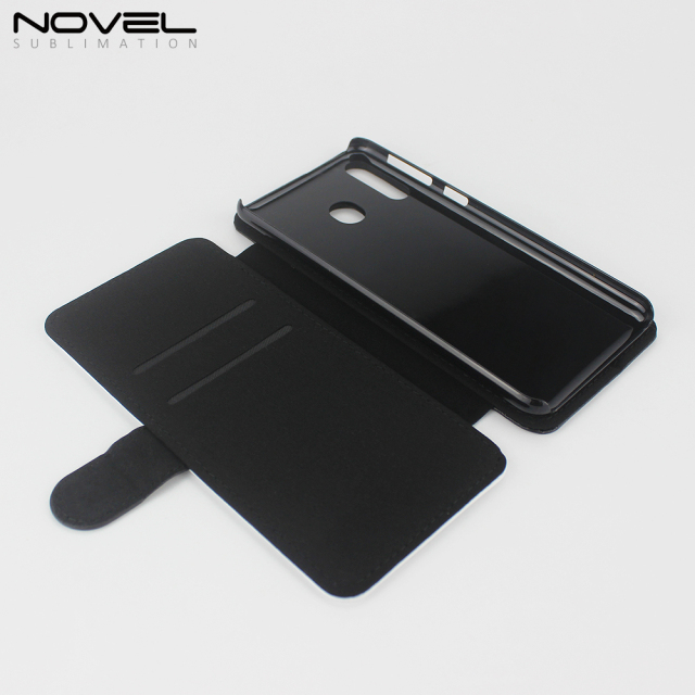 Custom Sublimation Blank PU Flip Wallet Phone Case For Galaxy M30