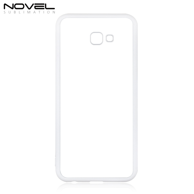 DIY Custom Sublimation Blank 2D TPU Rubber Phone Back Shell For Galaxy J4 Plus