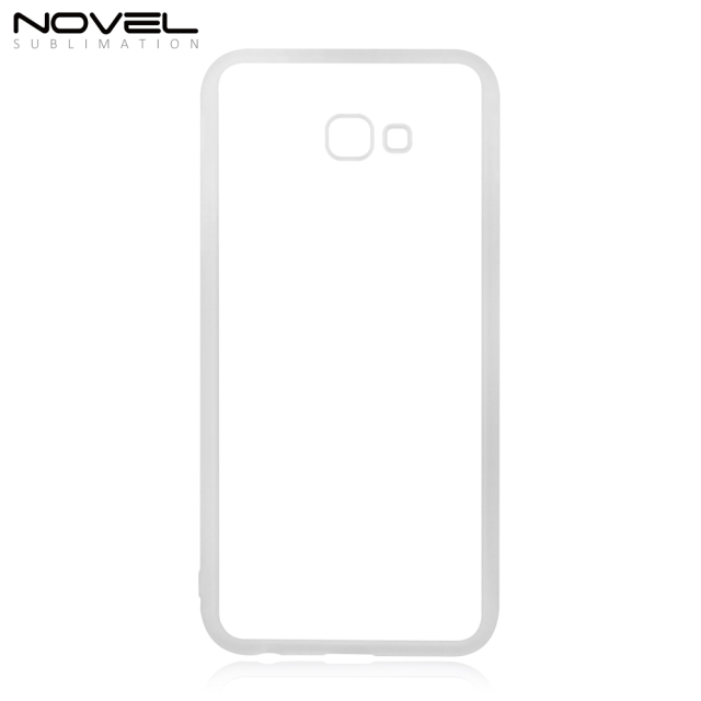 DIY Custom Sublimation Blank 2D TPU Rubber Phone Back Shell For Galaxy J4 Plus