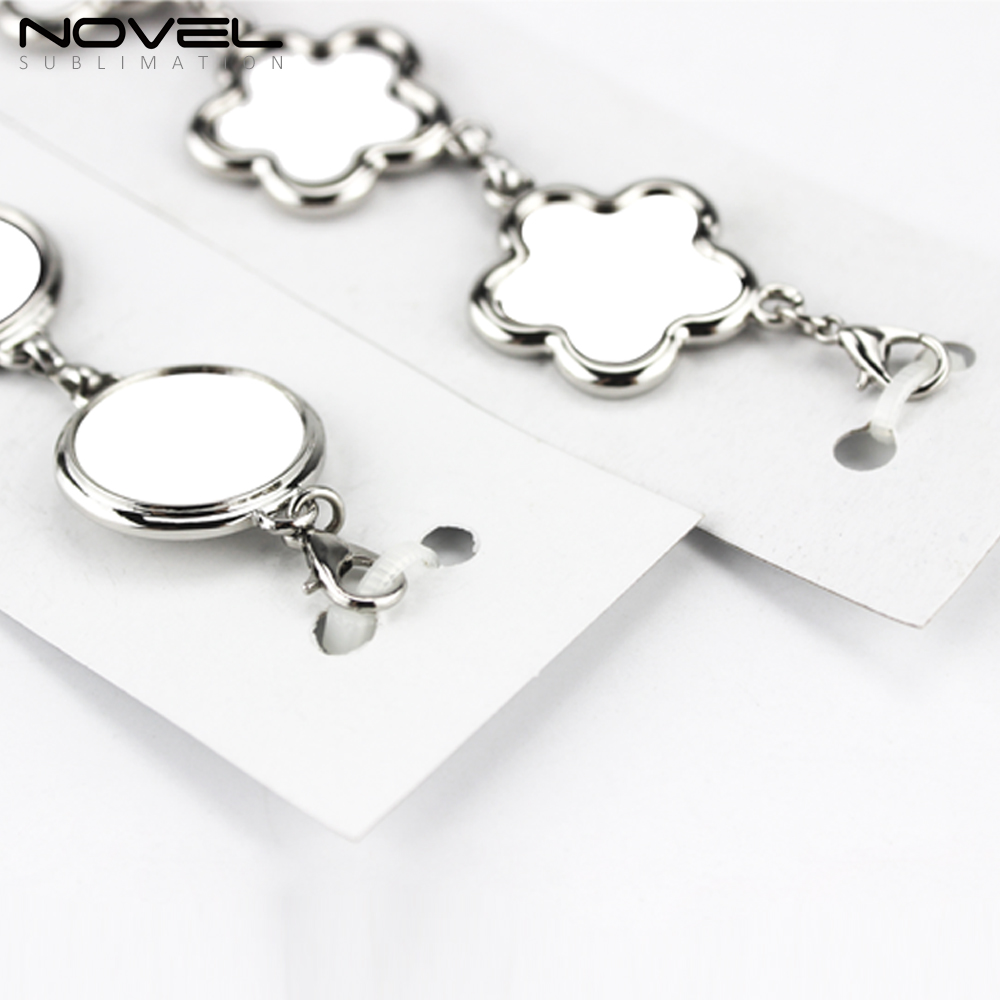 Fashionable Sublimation Bracelet, Blossom Shape With 5pcs
