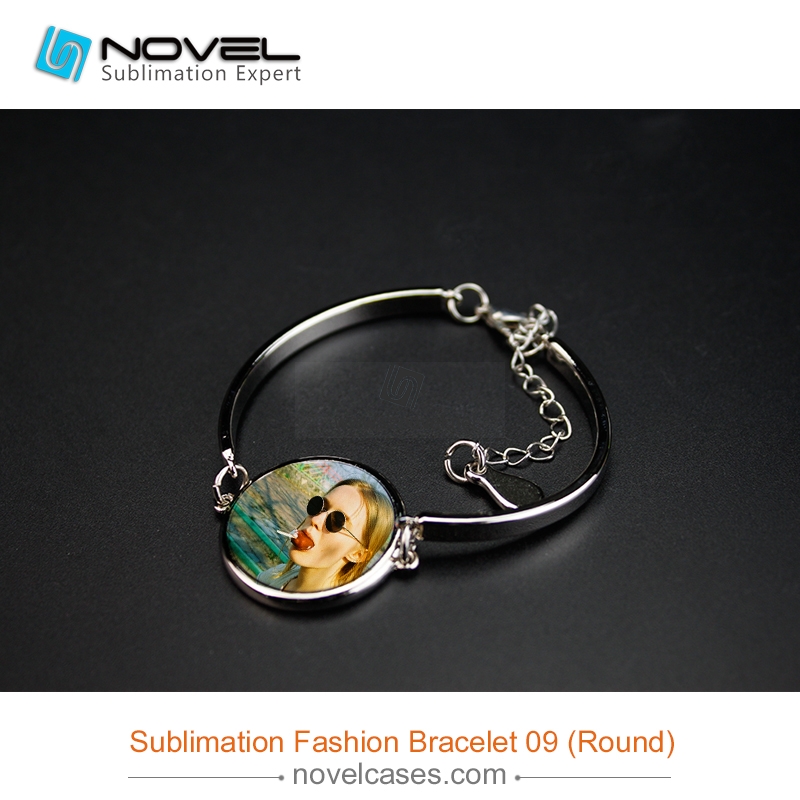 Fashionable Sublimation Bracelet, Round Shape
