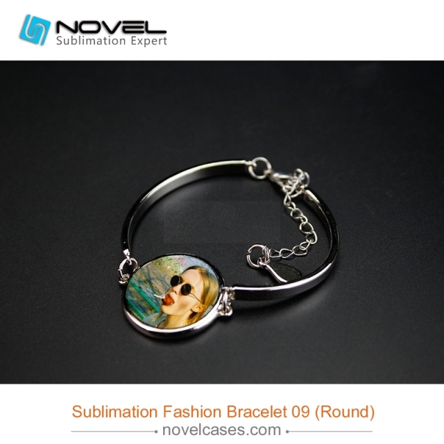 Fashionable Sublimation Bracelet, Round Shape