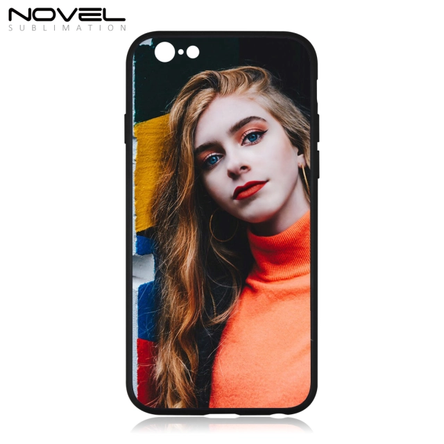 Tempered Glass TPU Case For iPhone 6 Sublimation TPU Phone Case For iPhone 6 Plus