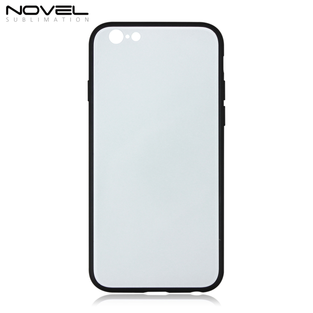 Tempered Glass TPU Case For iPhone 6 Sublimation TPU Phone Case For iPhone 6 Plus