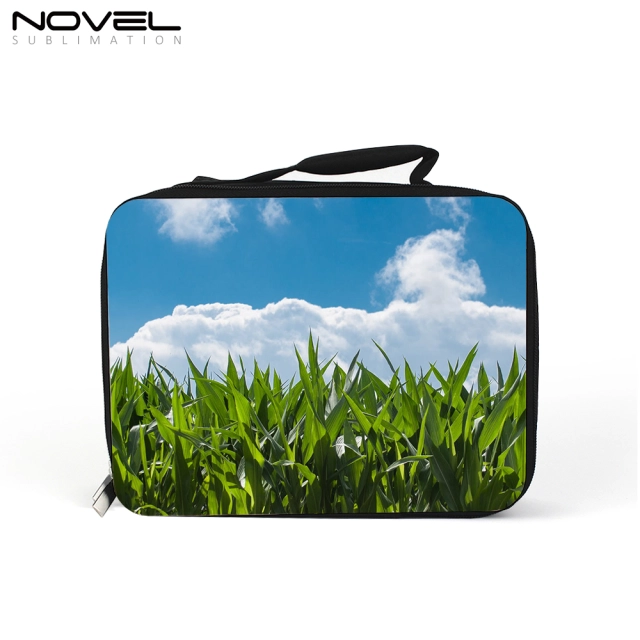 High Quality DIY Sublimation Insulated Lunch Bag-Black