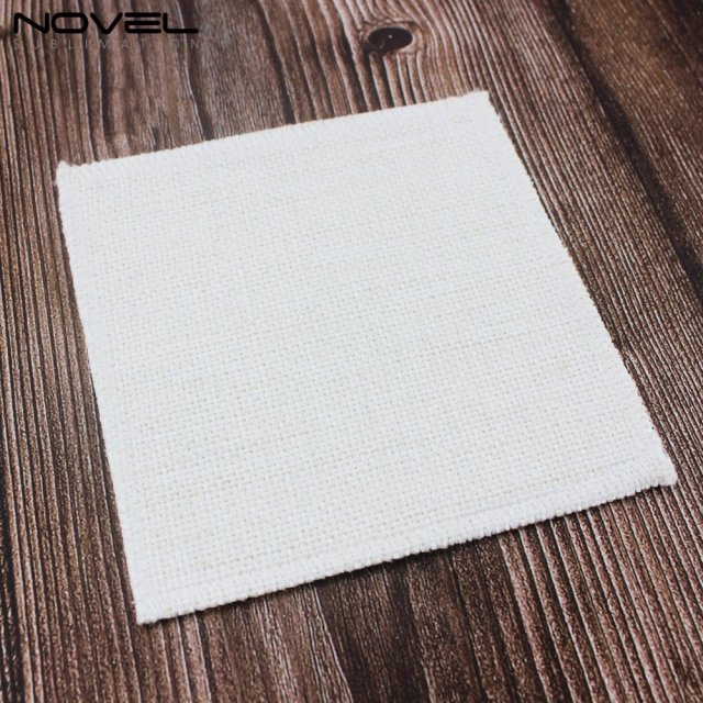 Custom Sublimation Blank Linen Coaster