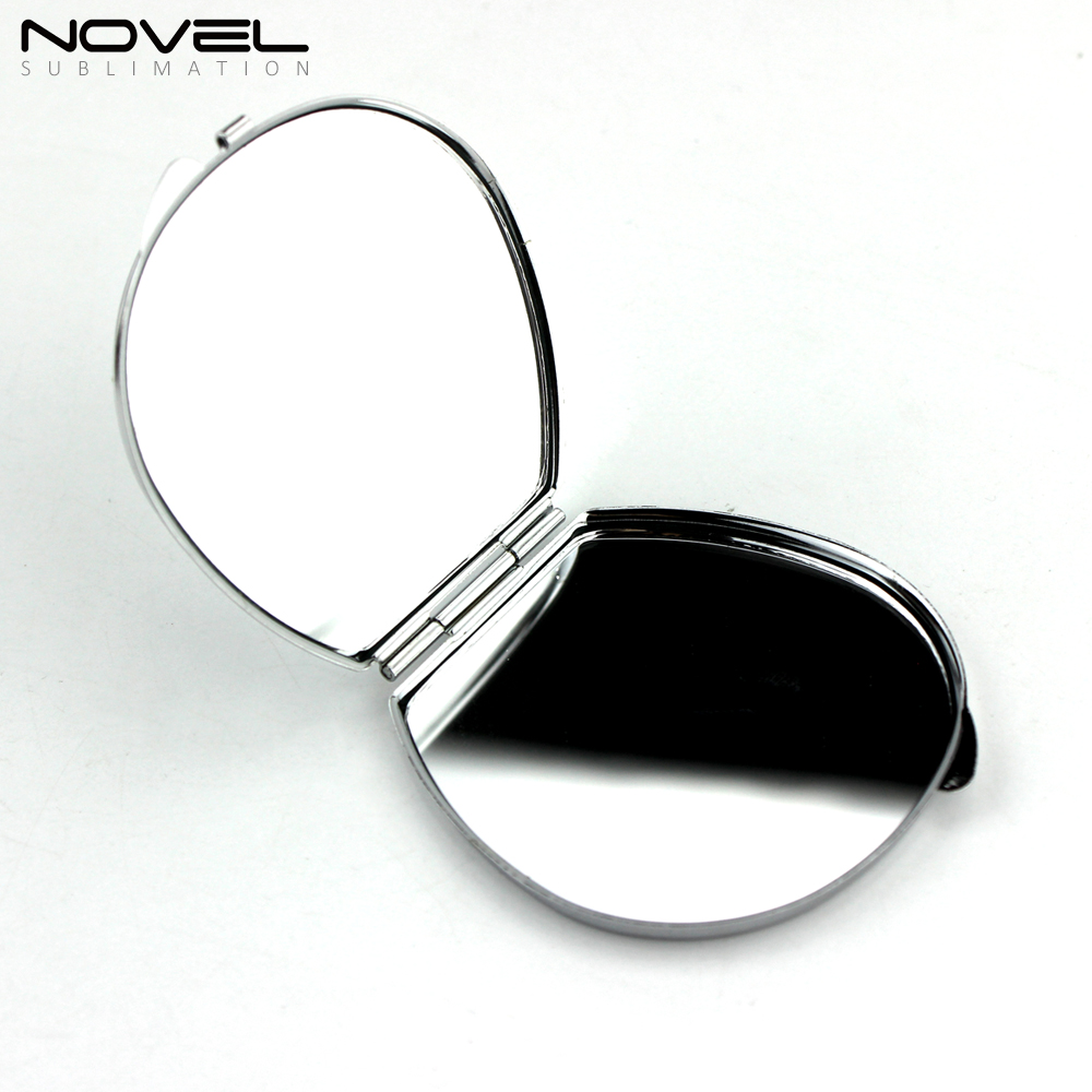 Sublimation Blank Pocket Mirror Stainless Steel Compact Mirror