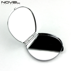 Sublimation Blank Pocket Mirror Stainless Steel Compact Mirror