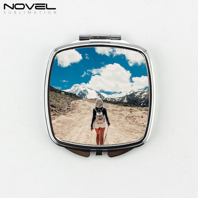 Blank Sublimation Silver Compact Mirror