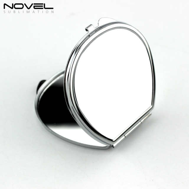 Sublimation Blank Pocket Mirror Stainless Steel Compact Mirror