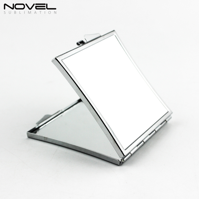 Silver Makeup Mirror Sublimation Pocket Mirror