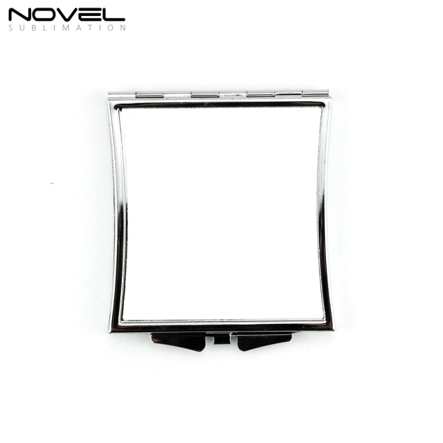 Silver Makeup Mirror Sublimation Pocket Mirror