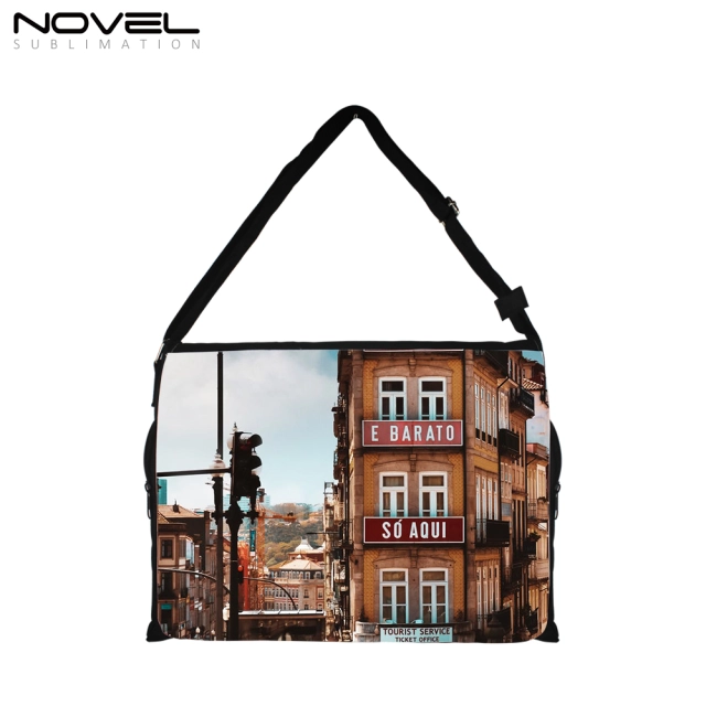 Custom Sublimation Blank Messenger Shoulder Bag-Big Size