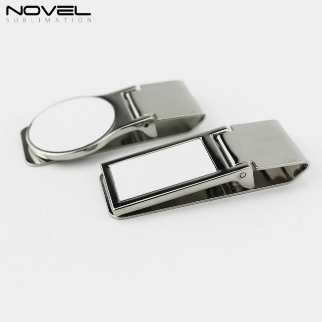 Custom Blank Round Sublimation Money Clip