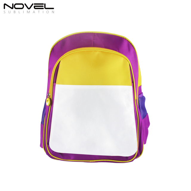 Custom Blank Sublimation Backpack School Bag-Purple