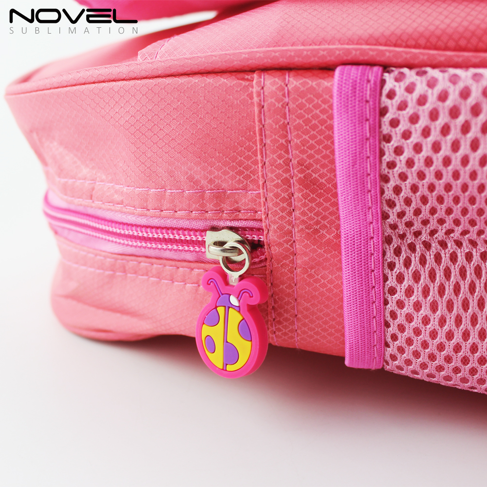 Sublimation Kid Backpack Polyester School Bag-Rose