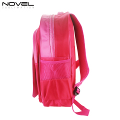 Sublimation Blank Kids Backpack School Bag-Pink