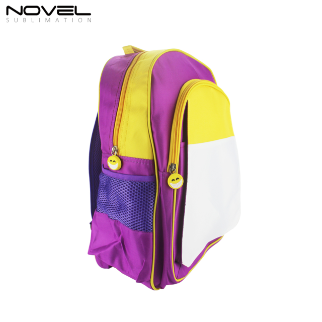 Custom Blank Sublimation Backpack School Bag-Purple