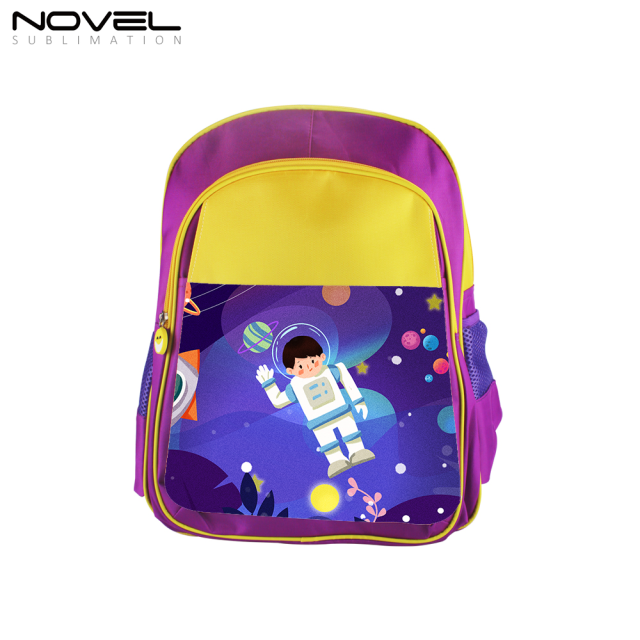 Custom Blank Sublimation Backpack School Bag-Purple