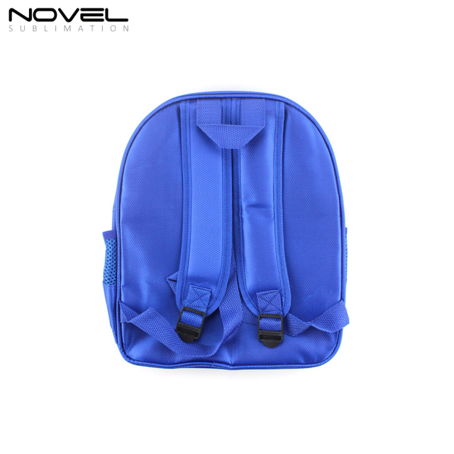 Polyester Sublimation School Bag Kid Backpack-Blue