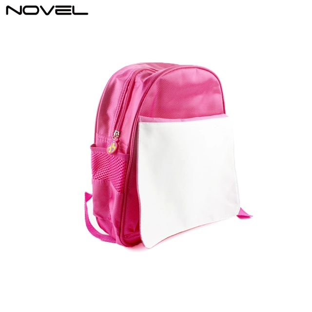 Sublimation Kid Backpack Polyester School Bag-Rose