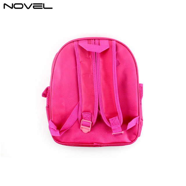 Sublimation Kid Backpack Polyester School Bag-Rose