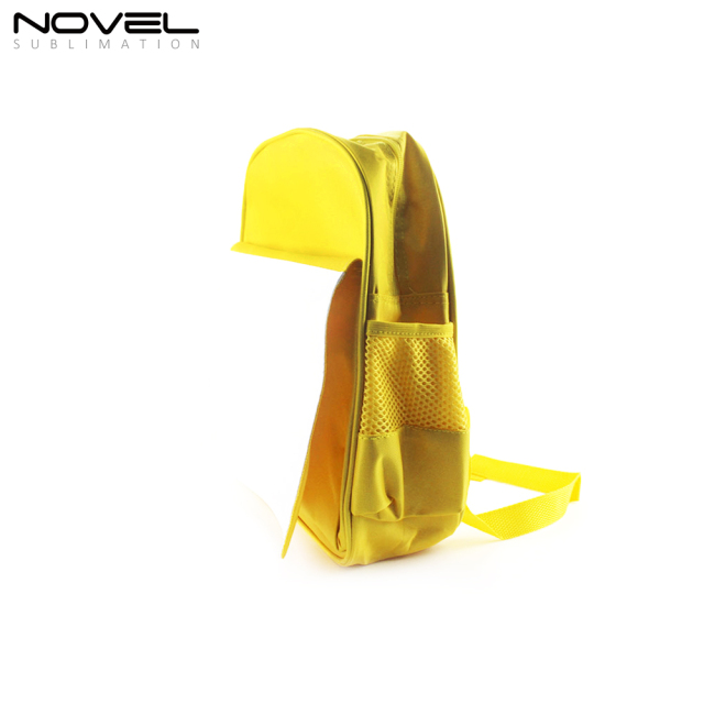 Custom Blank Polyester Sublimation Kid Backpack-Yellow