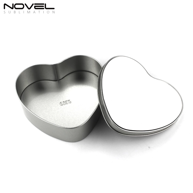 Metal Tin Sublimation Blank Candy Box Gift Box Case-Heart