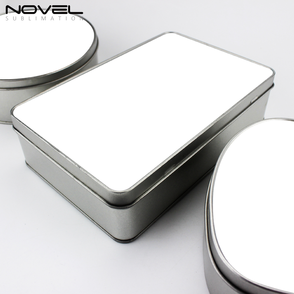Sublimation Storage Box Case Tin Candy Box-Rectangle