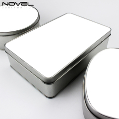 Sublimation Storage Box Case Tin Candy Box-Rectangle