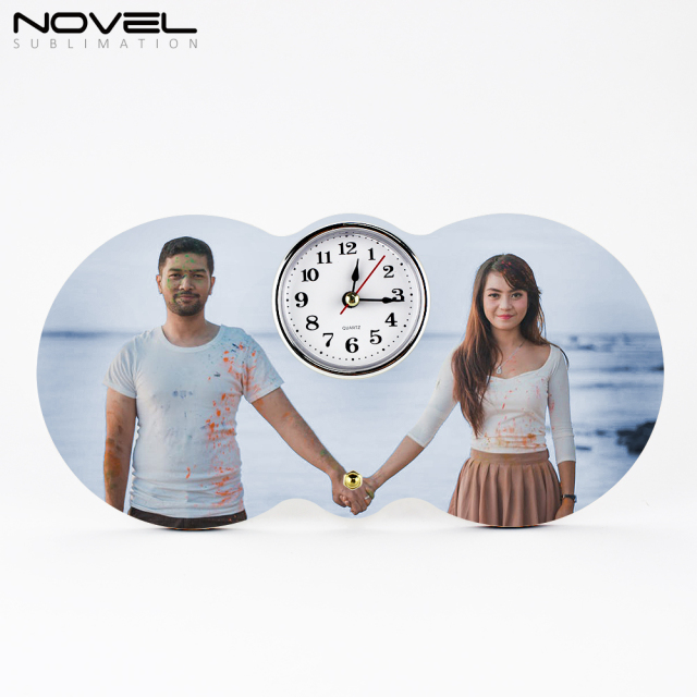 MDF Clock Photo Panel Sublimation Blank Phont Frame