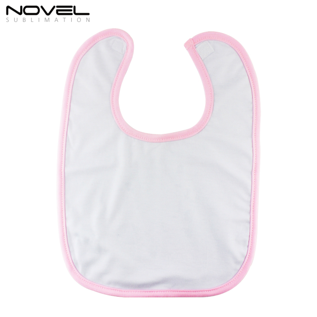 Sublimation Unisex Baby Bibs With Velcro Fastening