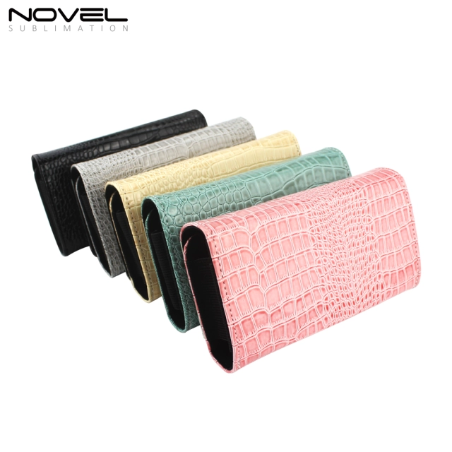 Crocodile Stylish Glasses Case Sublimation PU Leather Eyeglass Case