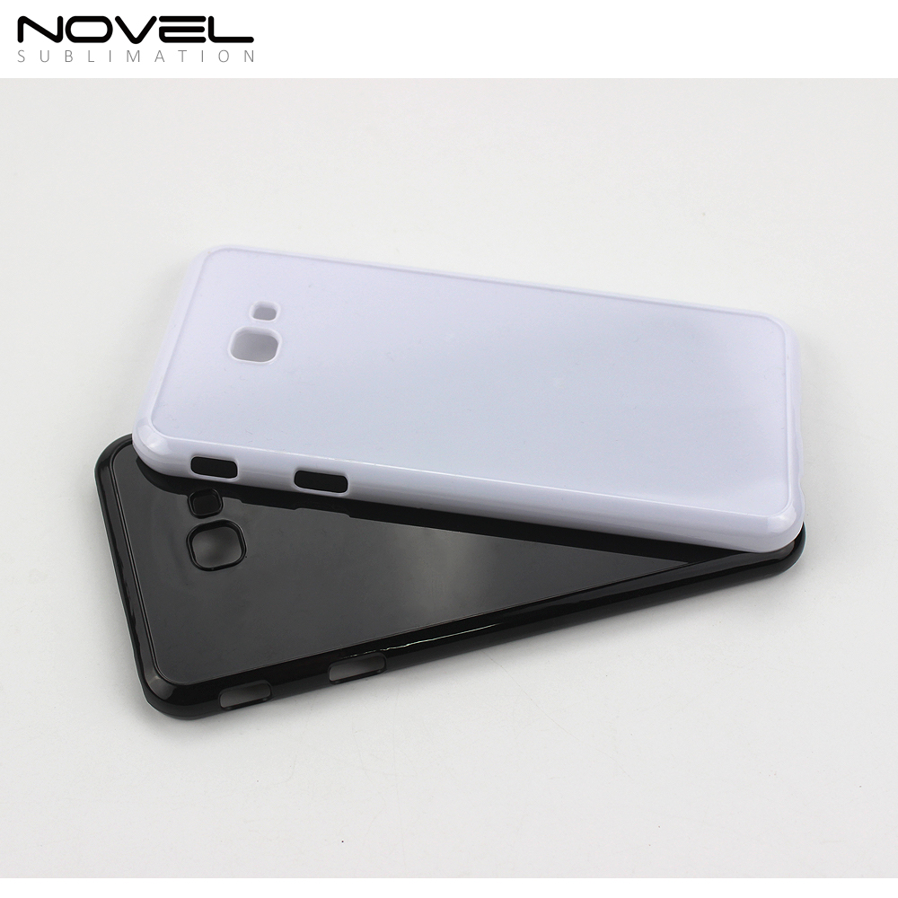 For Galaxy J4 Samsung J Series Sublimation Blank 2D Hard Plastic Phone Back Case