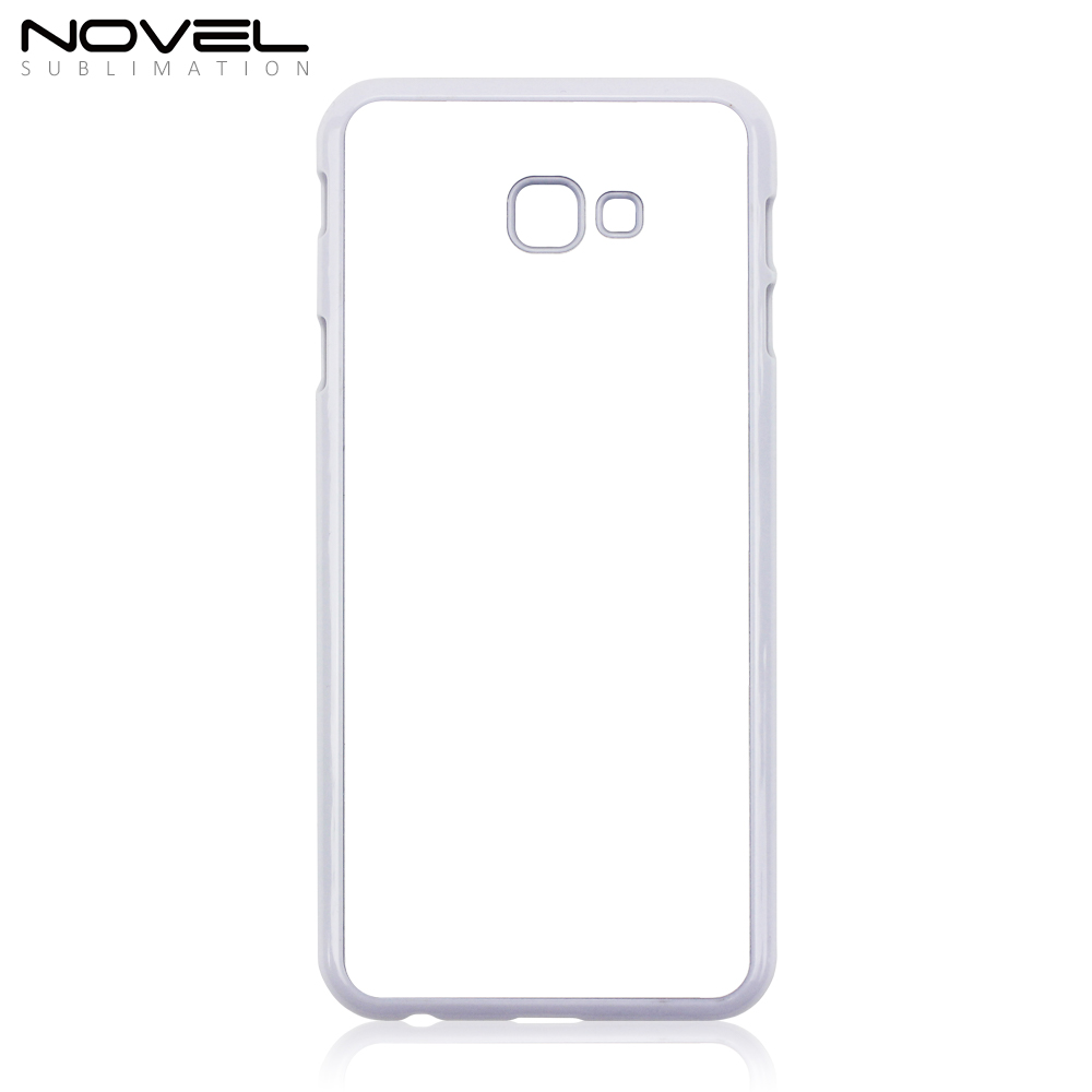 For Galaxy J4 Samsung J Series Sublimation Blank 2D Hard Plastic Phone Back Case