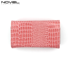 Crocodile Stylish Glasses Case Sublimation PU Leather Eyeglass Case