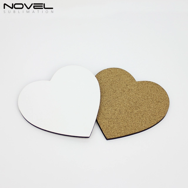 DIY Blank Sublimation 3mm MDF Coaster-Heart