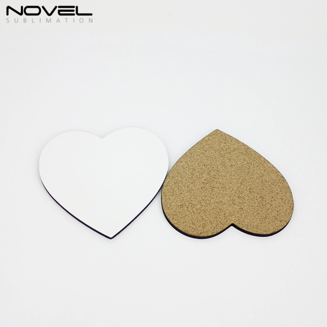 DIY Blank Sublimation 3mm MDF Coaster-Heart