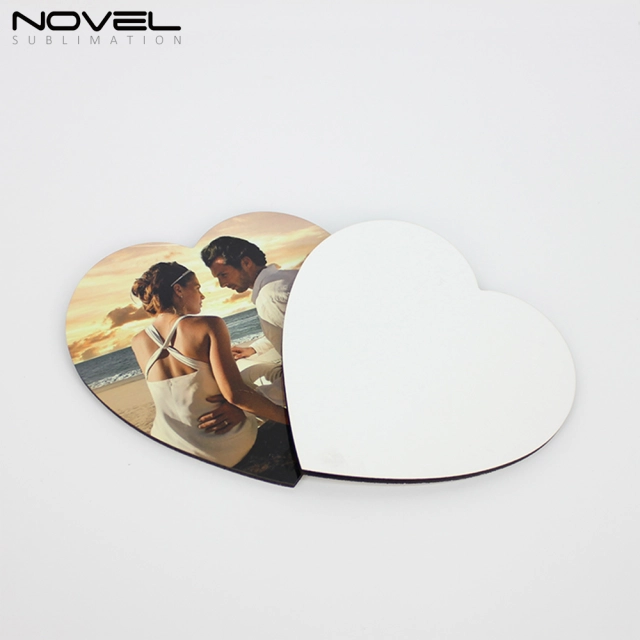 DIY Blank Sublimation 3mm MDF Coaster-Heart