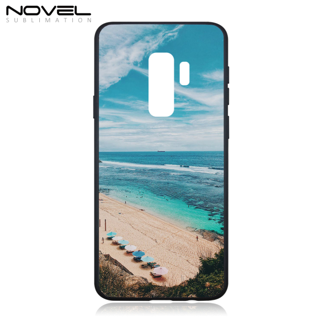 Tempered Glass TPU Sublimation Blank Phone Case For Galaxy S9 Plus