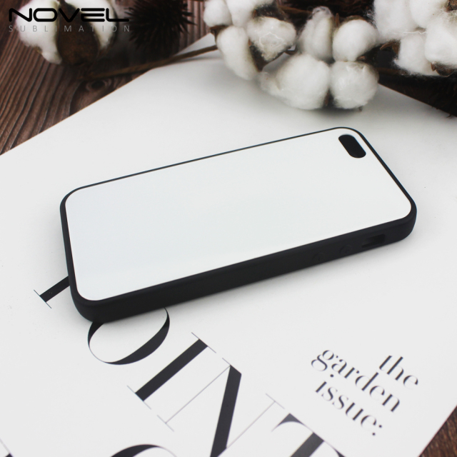 Premium Glass Sublimation Blank TPU Case For iPhone 5