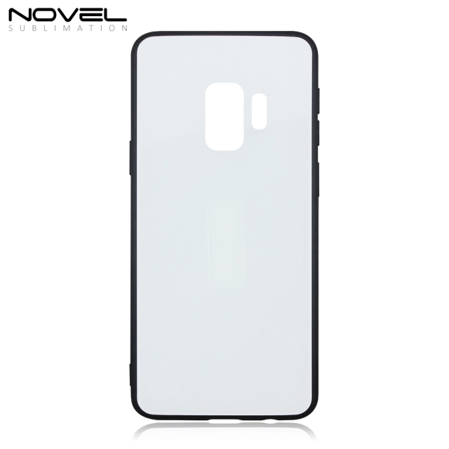 Tempered Glass Case For Galaxy S9 Sublimation 2D TPU Phone Cover