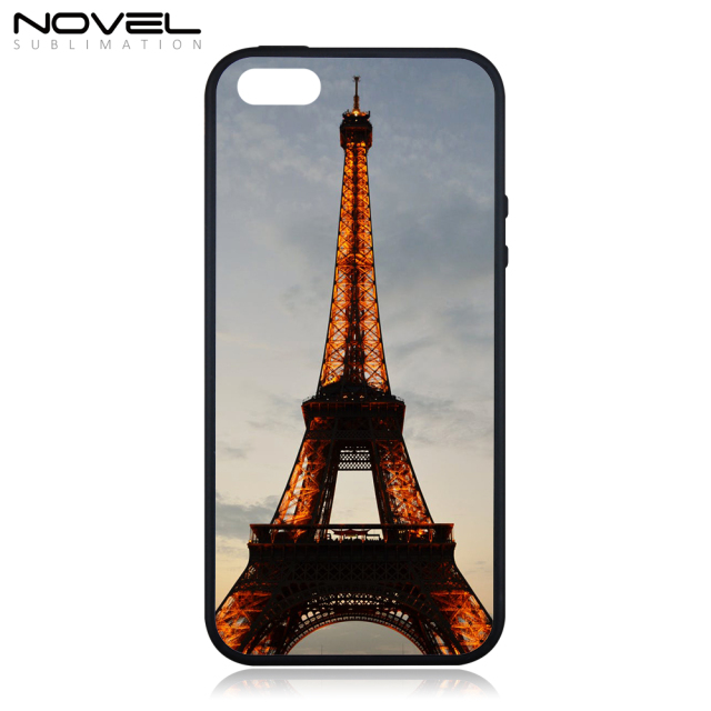 Premium Glass Sublimation Blank TPU Case For iPhone 5