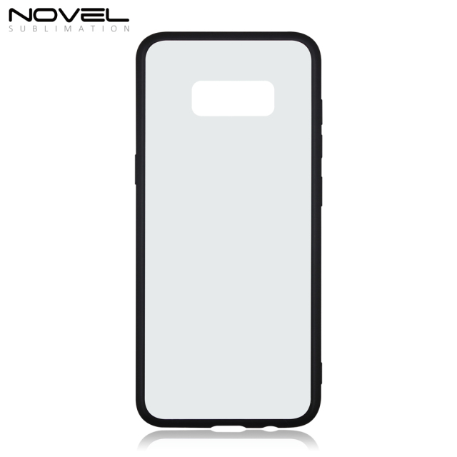 Tempered Glass TPU Phone Case For Galaxy S8 Sublimation Blank TPU Case