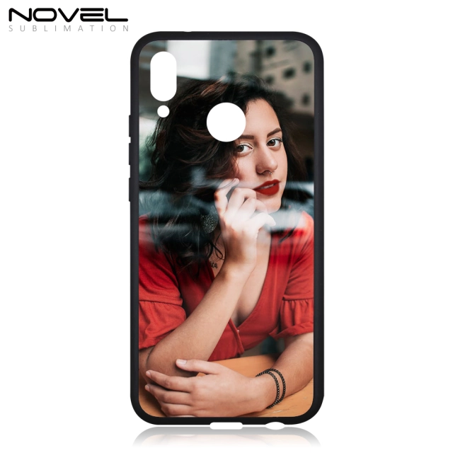 Tempered Glass TPU Sublimation Case For Huawei P20 Lite