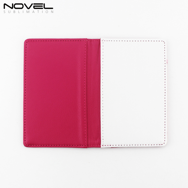 Personalized Sublimation PU Leather Passport Holder-8 Colors Available