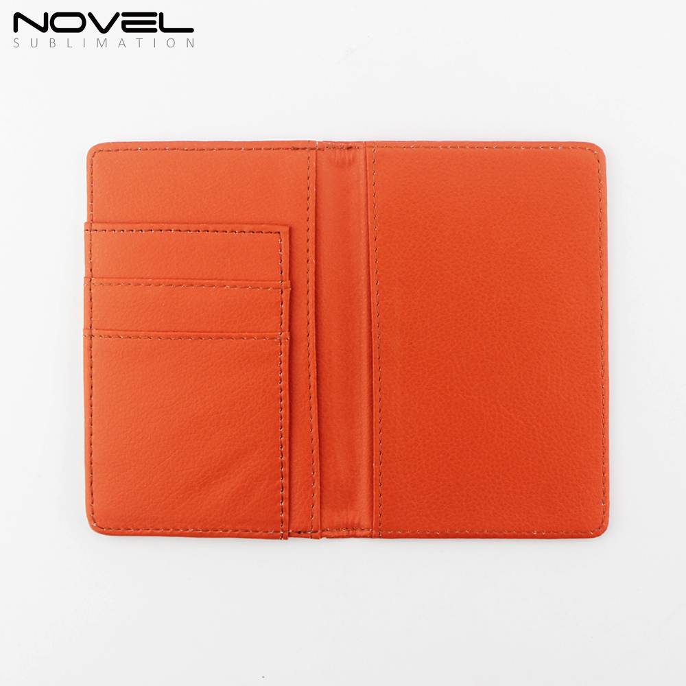 Personalized Sublimation PU Leather Passport Holder-8 Colors Available