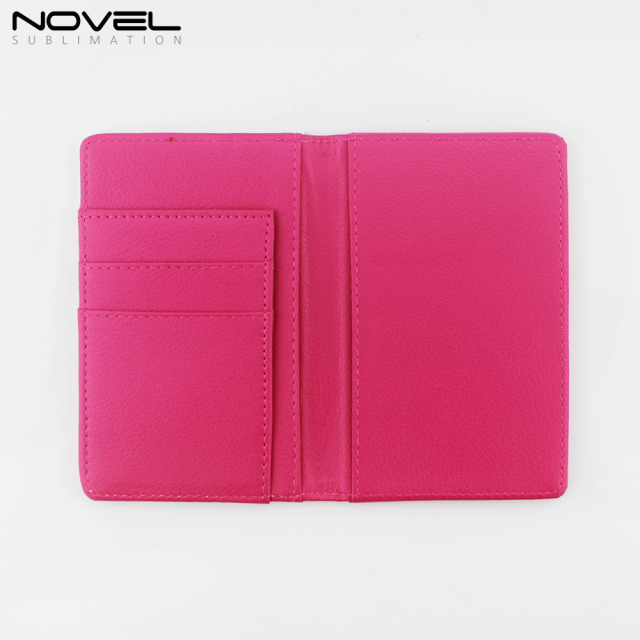 Personalized Sublimation PU Leather Passport Holder-8 Colors Available